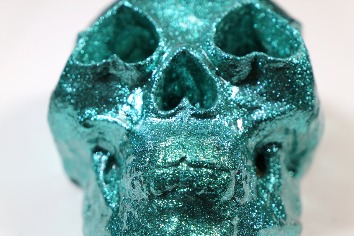 Love Skull Cast lX (2018) (Aqua Sparkle Resin)