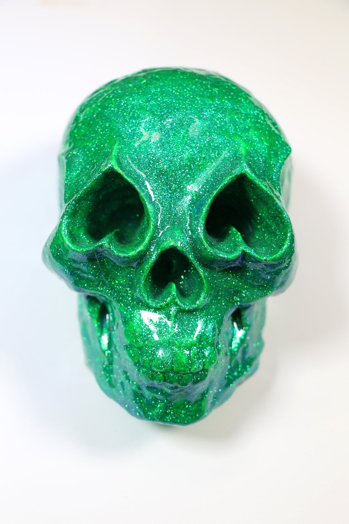 Love Skull Cast lll (2018) (Green Sparkle Resin)