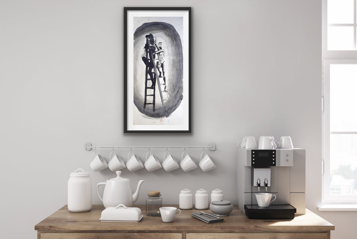 Male on Ladder, 1999
