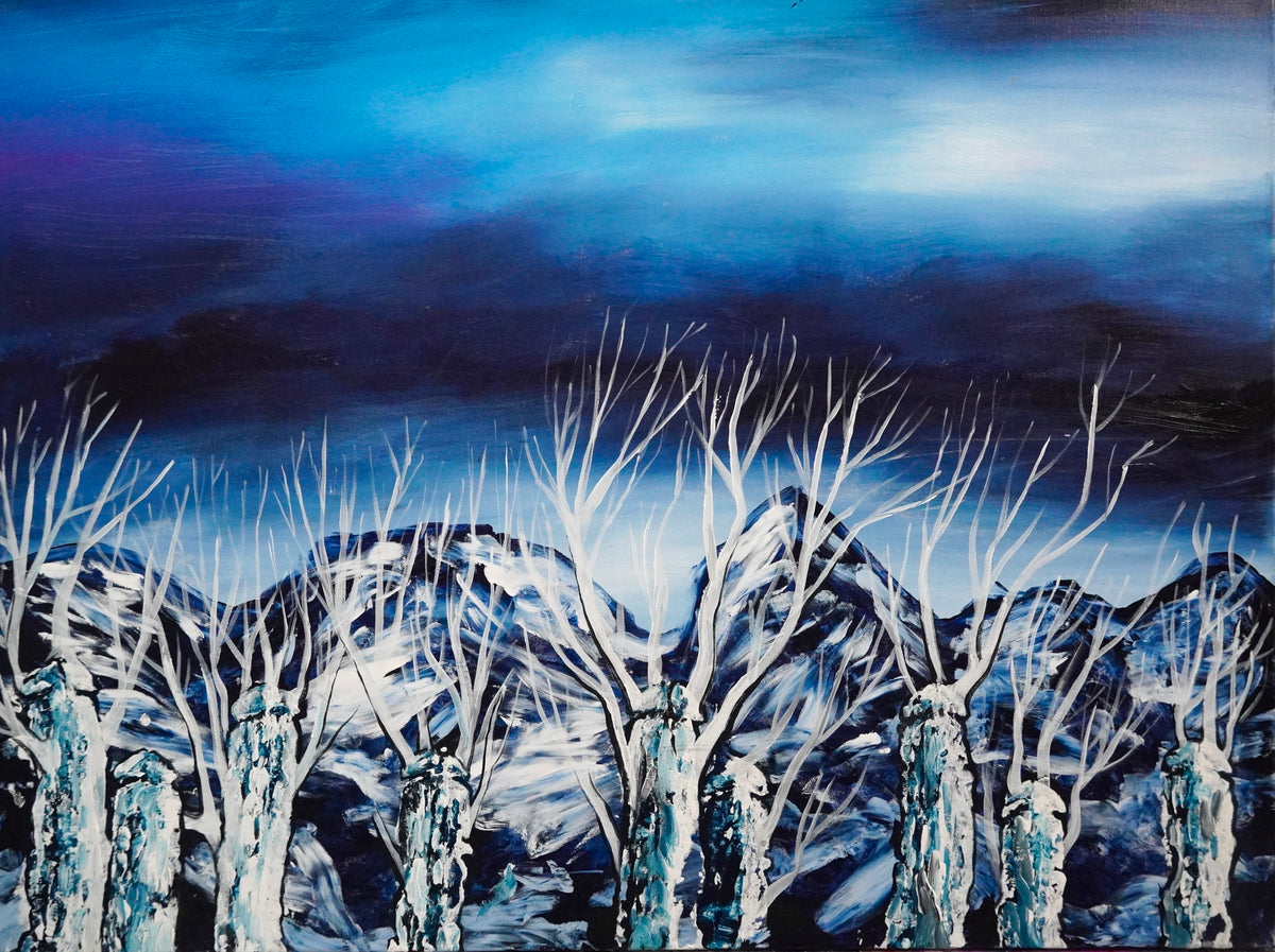 Blue Silence (Tree Study lll) (2025)