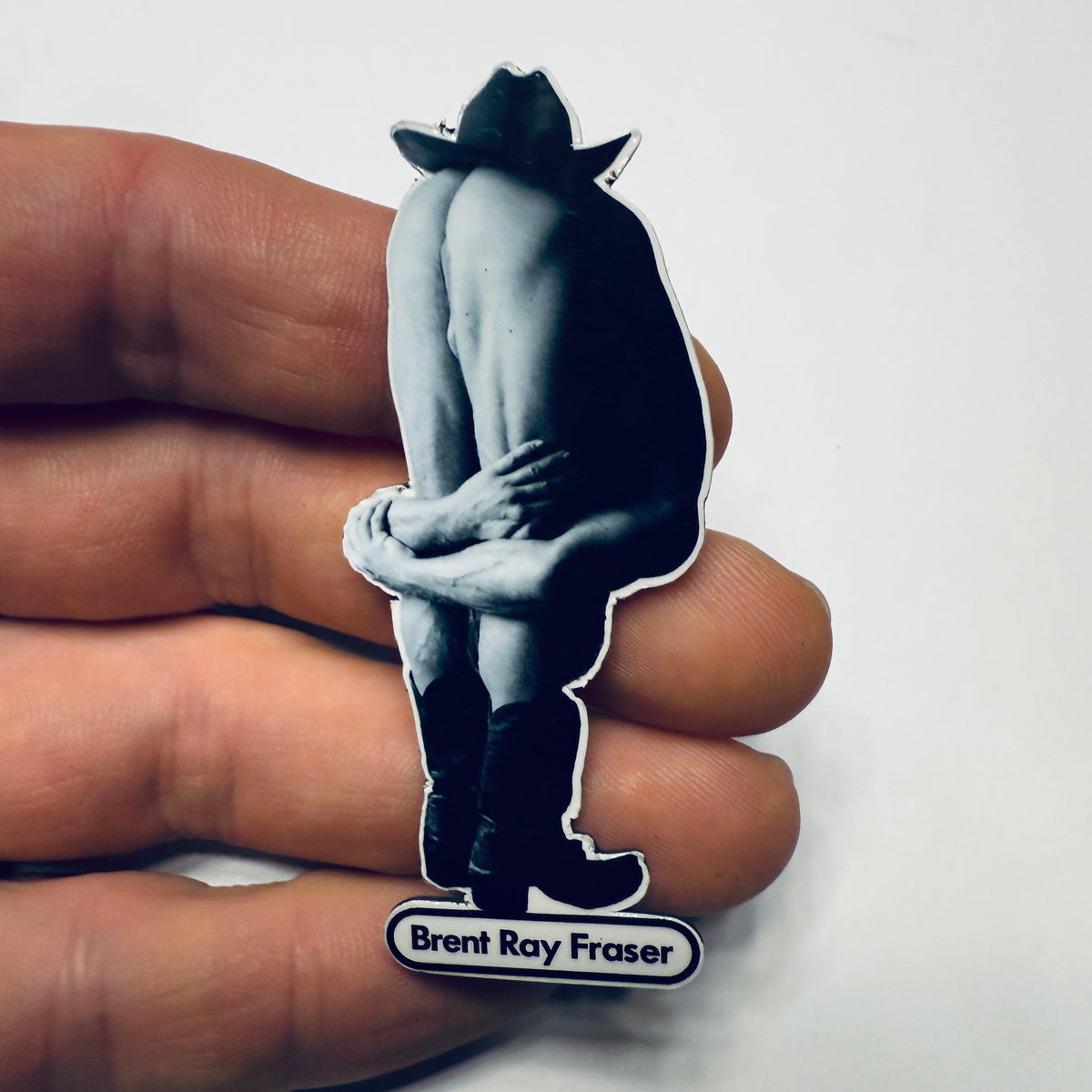 Bent Cowboy Brent Magnet