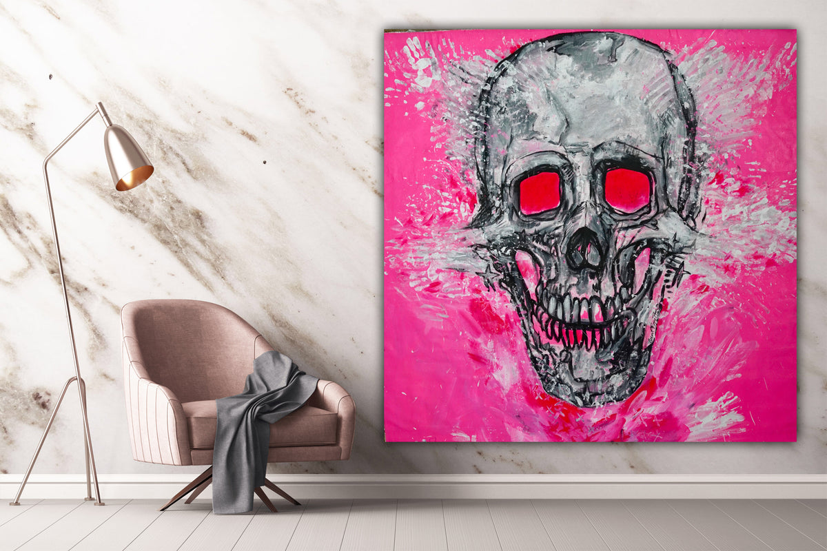Skull Study V (2012) (Pink)
