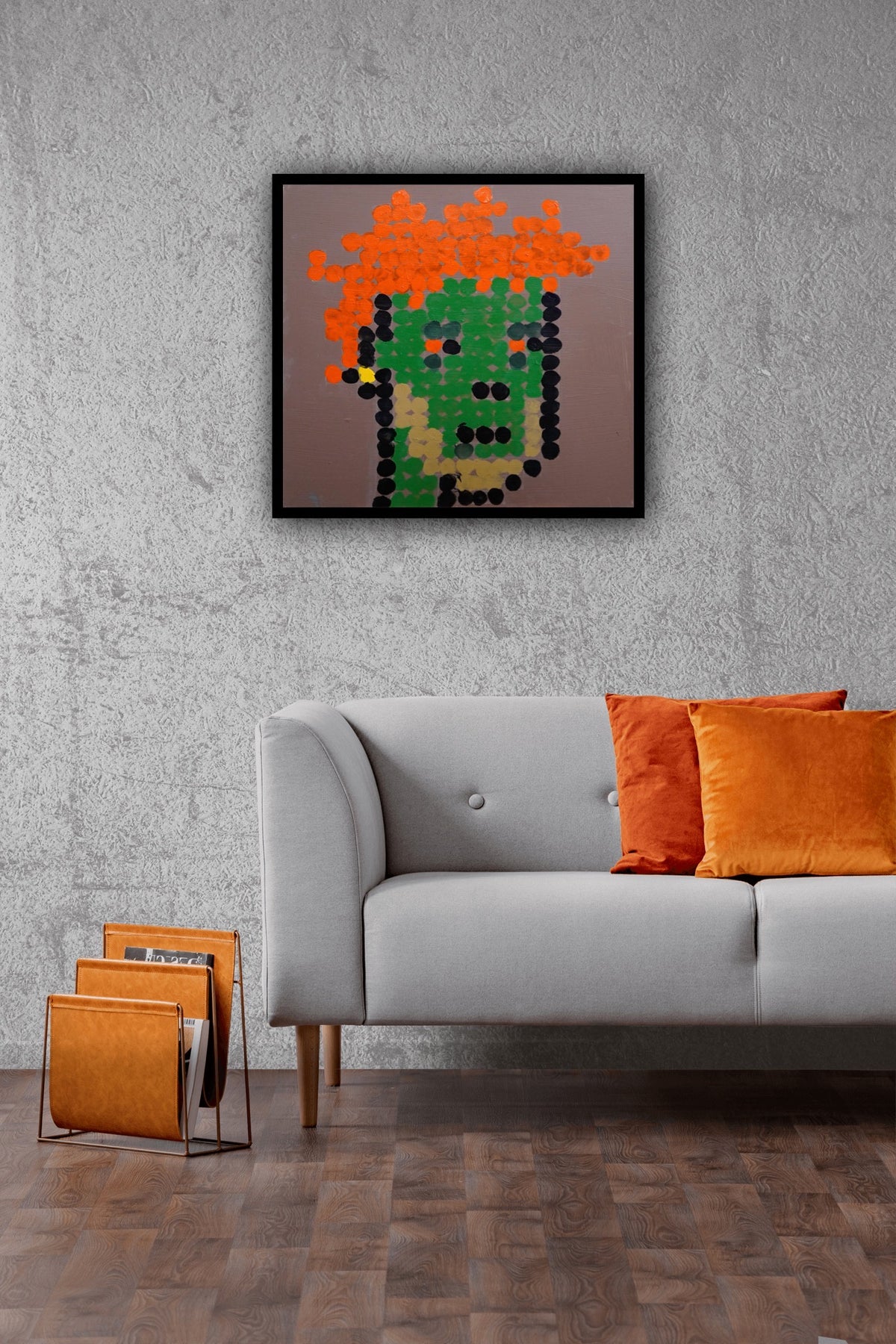 Crypto-Punk Point Portrait Study XIII (2021)